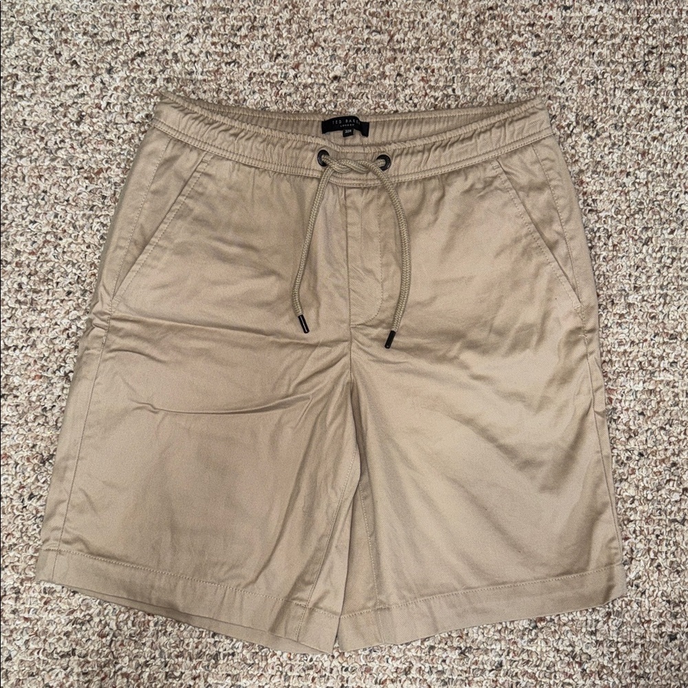 Ted Baker Tan Drawstring Shorts- Men’s
